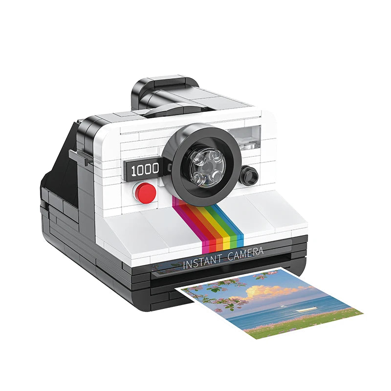 JAKI Retro Movie Camera Home Decor Creative Tall Brick Building Blocks Set MOC Model Assembly Toy Kids and Adult Birthday Gifts