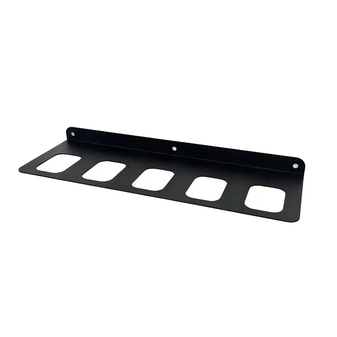Wall-Mounted Tool Rack, Metal Multi-Hook Organizer Rack, for Garage & Workshop Tool Storage, Safely Holds Hammers, Screwdrivers