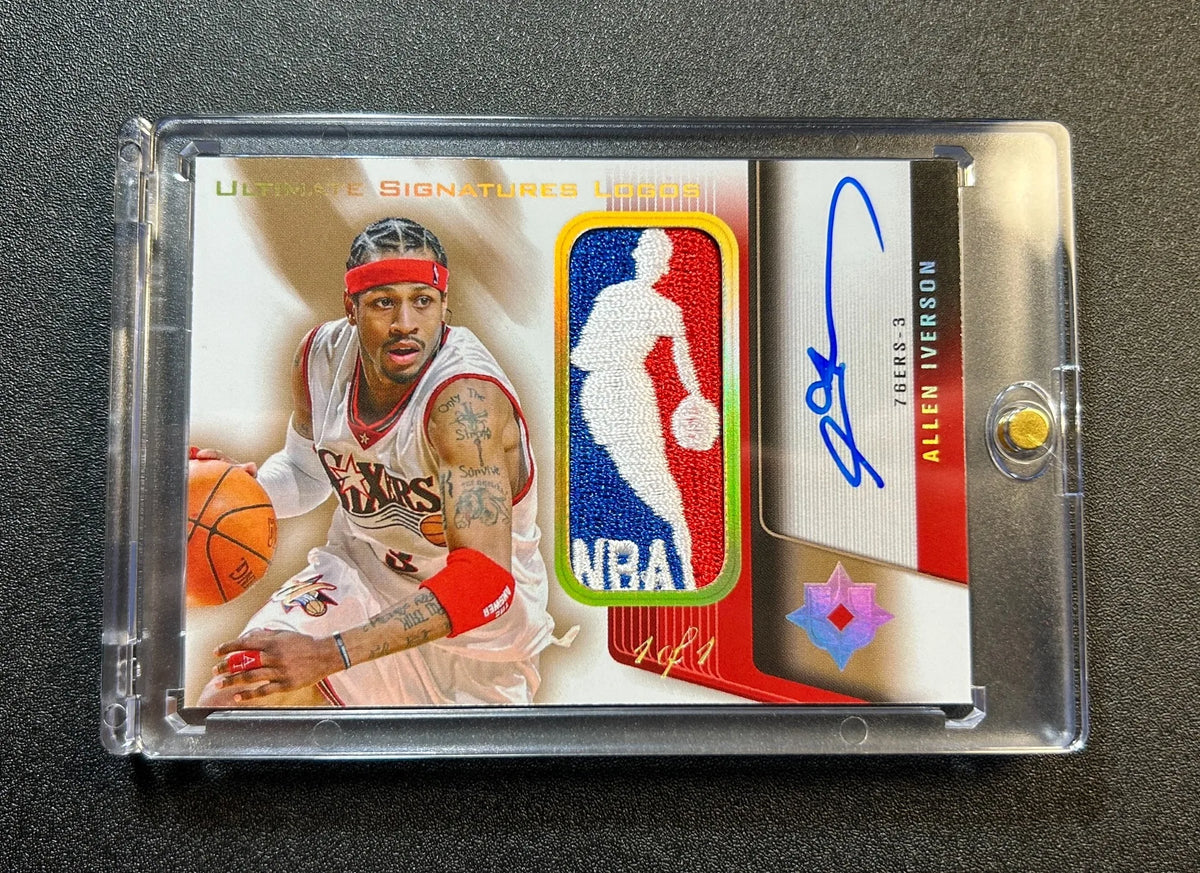 PANINI DIY homemade Kobe McGrady Iverson Carter Jordan logoman Patch signature collectible card brick Basketball holiday gift