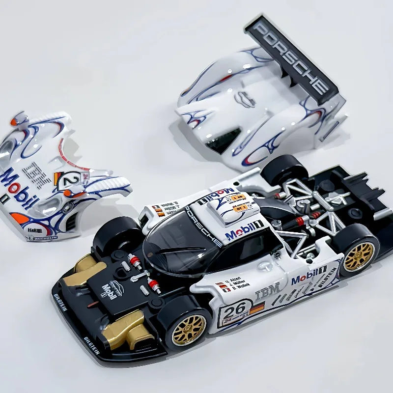 TH 1/64 911GT1 Le Mans Champion Cayenne Alloy Car Model as a Gift for Collectors