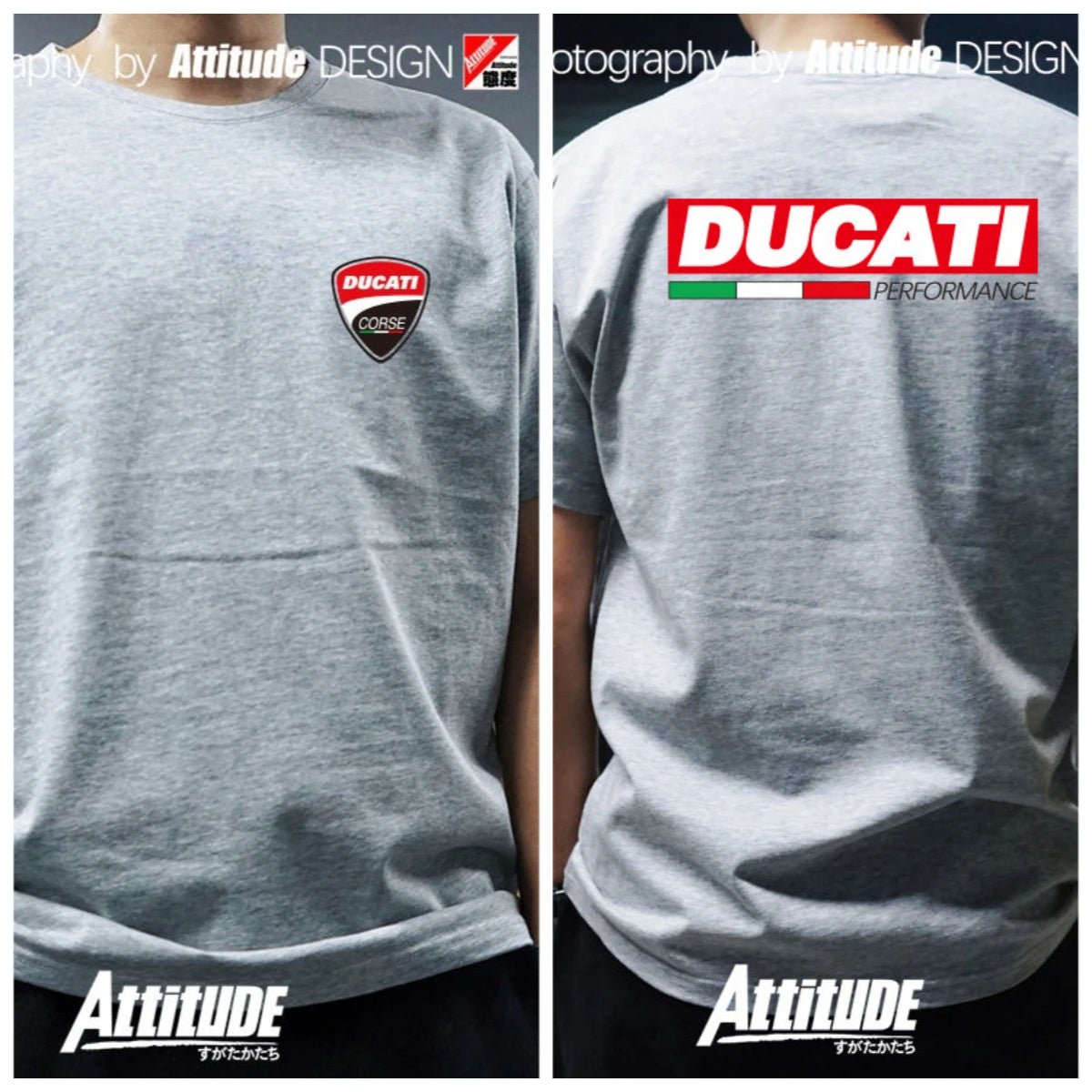 2026 Summer Fashion Attitude. Suitable for Ducati MOTO GP Team Racing Motorcycles, Motorcycle Riders' Short-sleeved T-shirts.