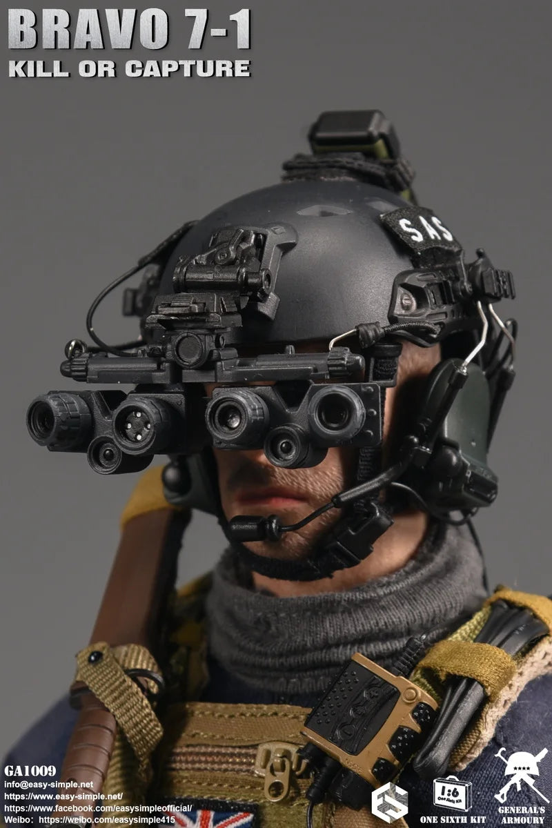 In Stock 1/6 Easy&Simple Es Ga1009 The British Soldier Doll Duty Man The Call Full Set Moveable Action Figure Sas For Fans Toys