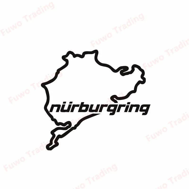Fashion Personality Car Sticker The Racing Track Nurburgring Vinyl Decal Window Bumper Motorcycle Fridge Laptop Decoration PVC