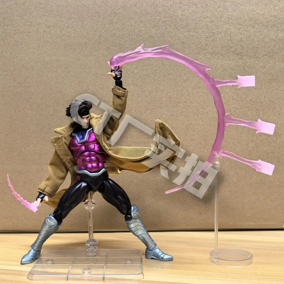 In Stock CT Toys Mafex 131 Gambit Action Figure SHF X-Men Anime Figure Movable Model Figurine Kids Toy Customized Gifts