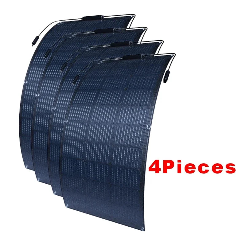 1000W Solar Panel KitsSolar Portable Power Bank 1000W High Efficiency Flexible Charging Outdoor Solar Cells Camping Christmas