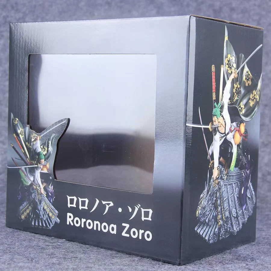 High Quality Anime Figure Katana Zoro 20CM Anime One Piece Roronoa Zoro Action Figures PVC Collectible Model Toys for Children