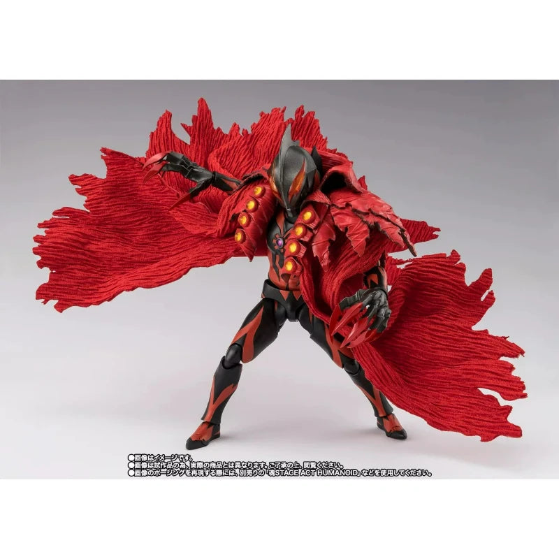 Bandai SHF Tamashii Limited Ultraman Zero & Kaiser Belial Articulated Figure Model Decor Collectible Desktop Ornament Gift