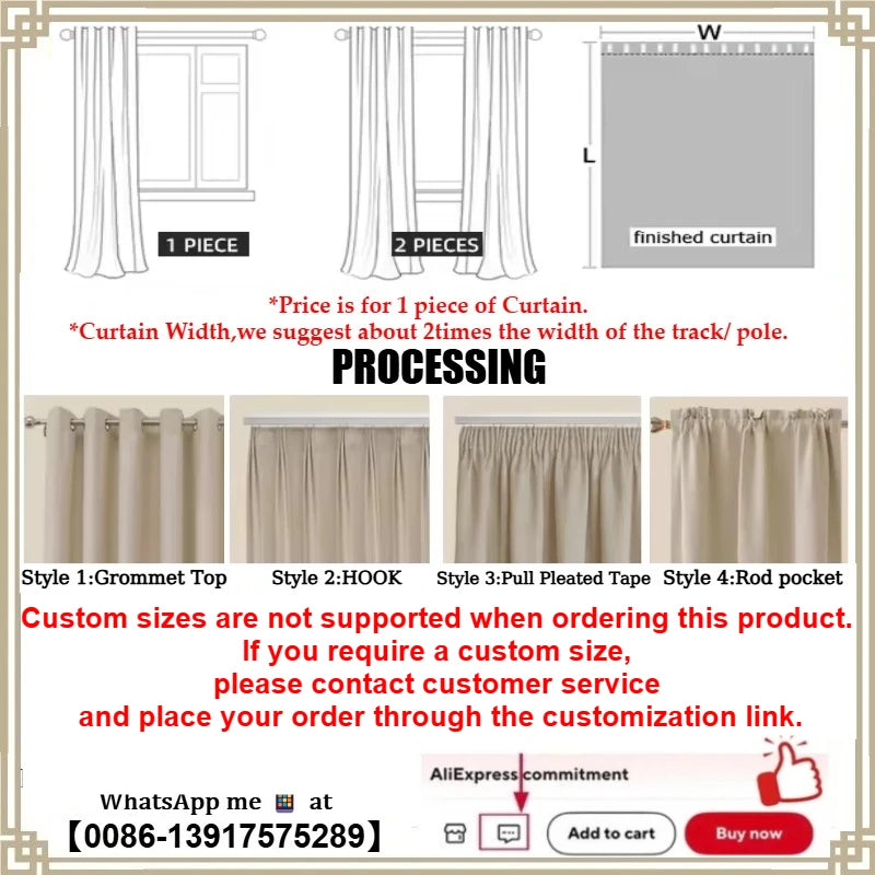 Cotton and Linen Texture Translucent Curtains for Bedroom Living Room with UV Protection Sheer Curtain Window Screen Yarn Custom