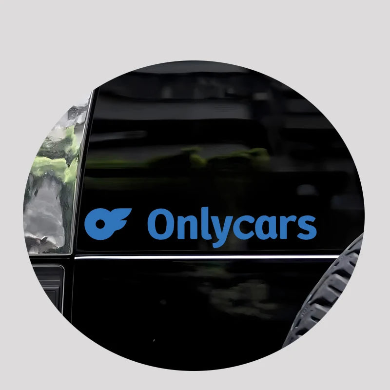'Only Cars' Funny Decal, Creative & Fashion Decal With High Quality For Your Love Cars! Good Car Exterior Decoration!