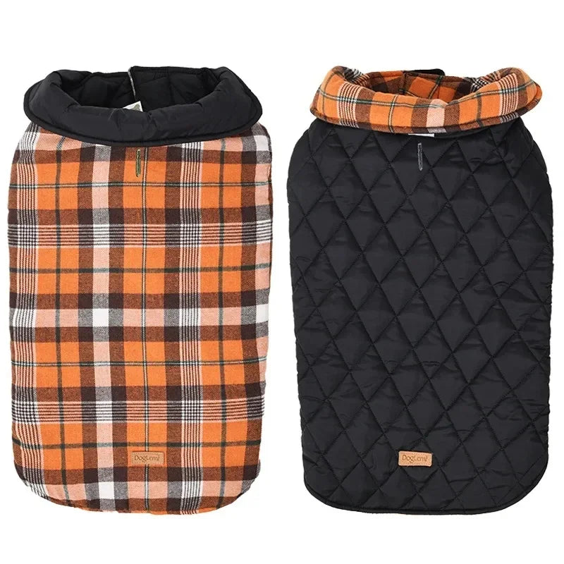 NONOR Winter Dog Jacket Waterproof Cozy Dog Clothes for Medium Large Dogs Warm Dog Coat French Bulldog Labrador Costume