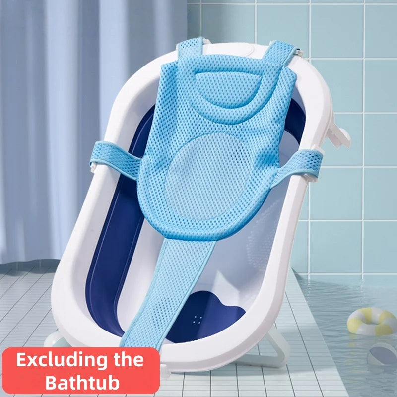 Universal Baby Bath Net Support Stand Slip-Proof Floating Rack for Newborn To Infant Bathtub Accessories Support Mat