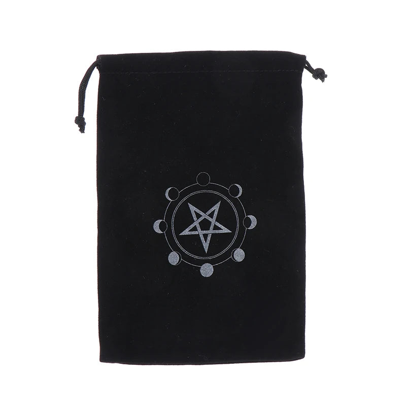 1Pc Velvet Tarots Oracle Cards Storage Bag Runes Constellation Witch Divination Accessories Jewelry Dice Drawstring Pouch