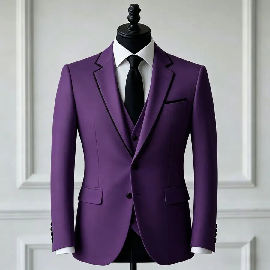 White 3 Pieces Men Slim Fit Wedding Tuxedo for Prom Formal Business Suit Set Groom Blazer with Vest Pants Party Jacket Outfit