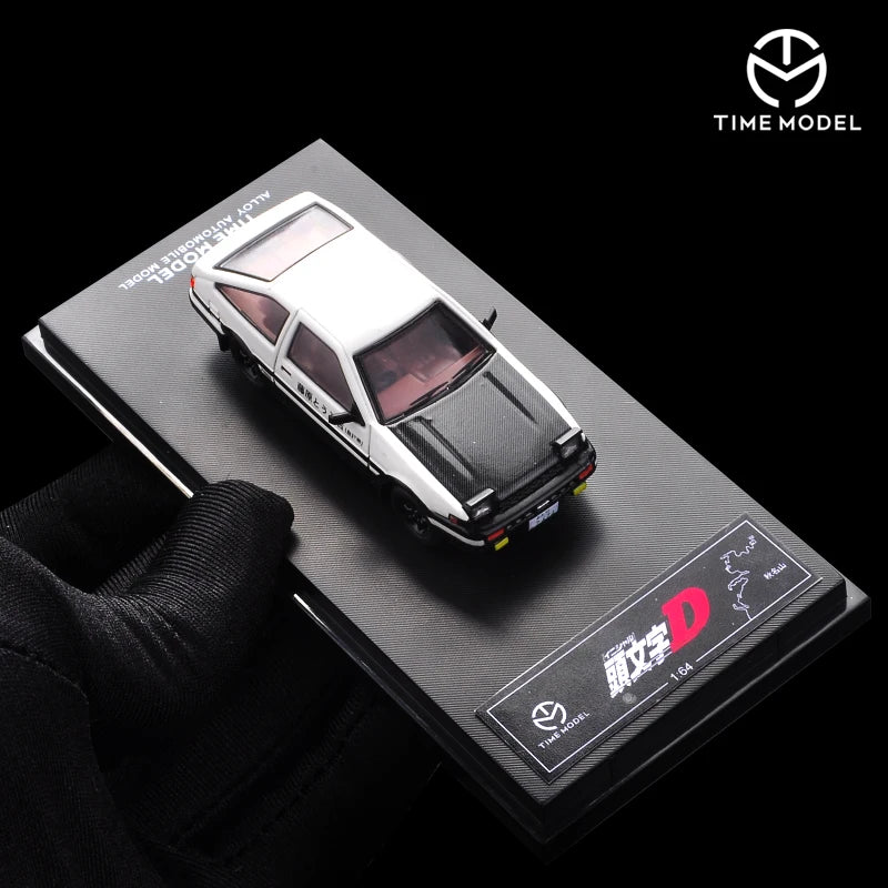 Model Car Shop 1/64 Toyota AE86 Model Car Mazda RX-7 Play Vehicles Initial D Sand Table Scene Figure Toys for Boys Gift