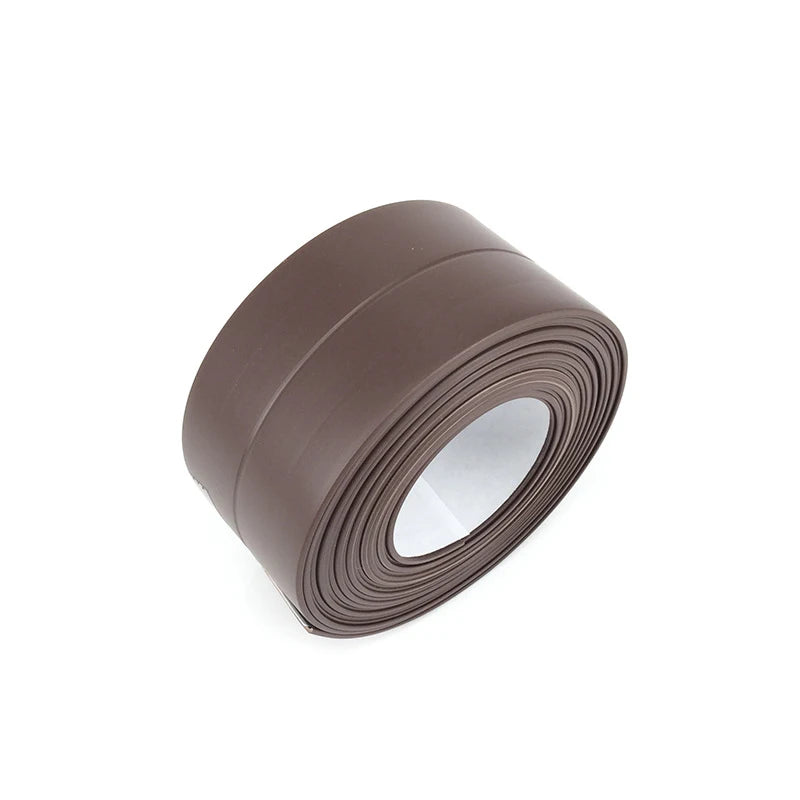 Bathroom Sealing Tape Self-adhesive Oil-Proof Kitchen Sink Caulk Seal Strip PVC Waterproof Shower Wall Sticker for Toilet Corner