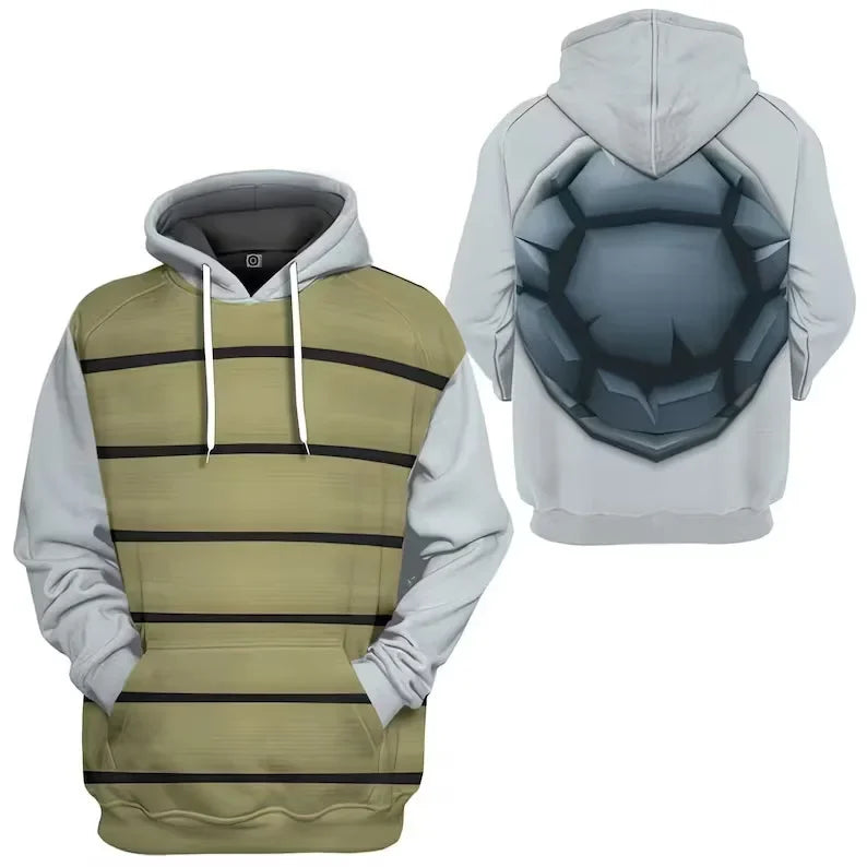 Super Brother Bowser Hoodies Sweatshirt Cartoon Bowser 3D Print Hoodie Men Women Fashion Hoodies Oversized Sweatshirt Sudaderas