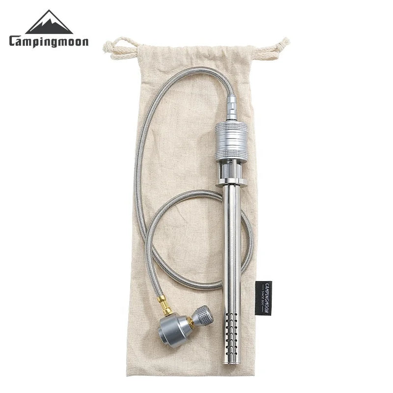 CAMPINGMOON XD-6-NE Stainless Steel Torch Spray Gun for Outdoor Camping Picnic Fire Making BBQ Carbon Spray Point