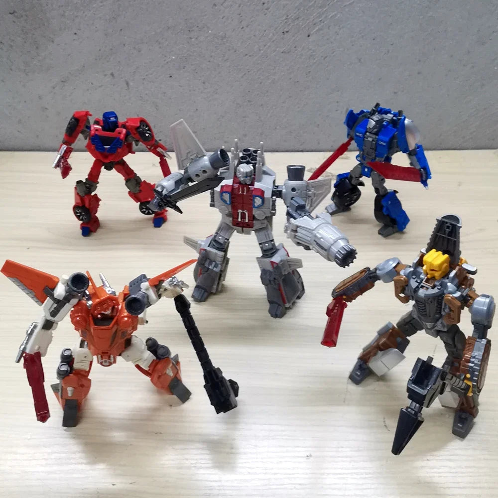 Computron 5IN1 Combiners Transformation Toys Scattershot Nosecone Strafe Afterburner Action Figure Deformed Robot Anime Model