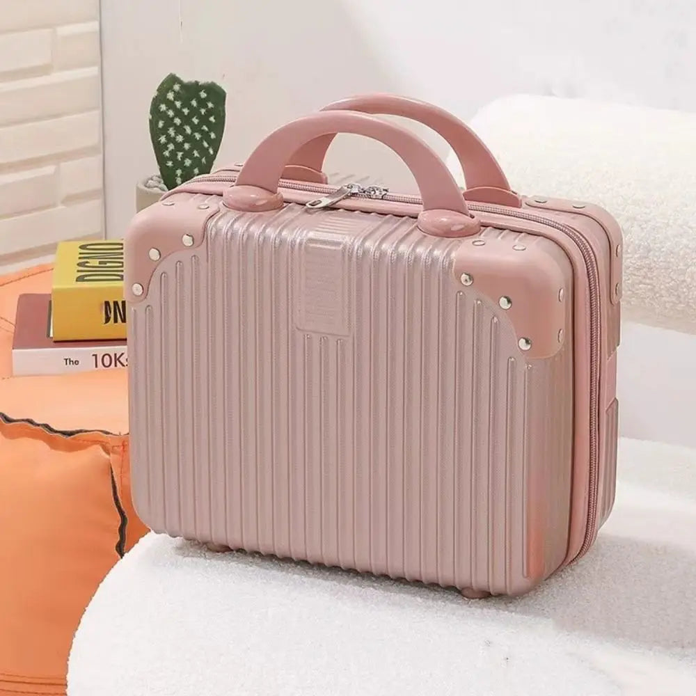 Hot Sales 14 inch Travel Suitcase Mini Travel Cosmetic Box Organizer Hand Makeup Case For Women