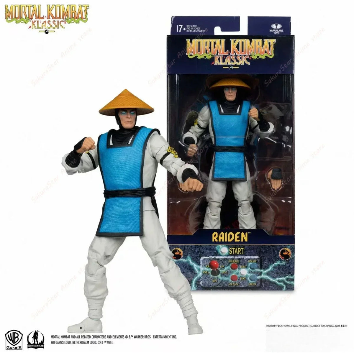 【In Stock】Mortal Kombat Spawn Sub Zero Scorpion Kitana Liu Kang 7 Inch 17cm Articulated Action Figure Collectible Game Model Toy