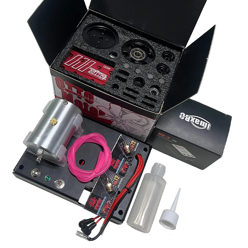 TOYAN FS L200AC Four-stroke Air-cooled Engine DIY Nitro Inline Twin-cylinder Engine Model Kit Toy
