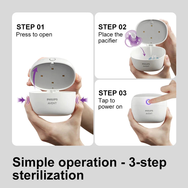 Avent Portable UV Sterilizer - 59s Rapid Sanitizer Box for Baby Accessories Tools and Personal Care Products
