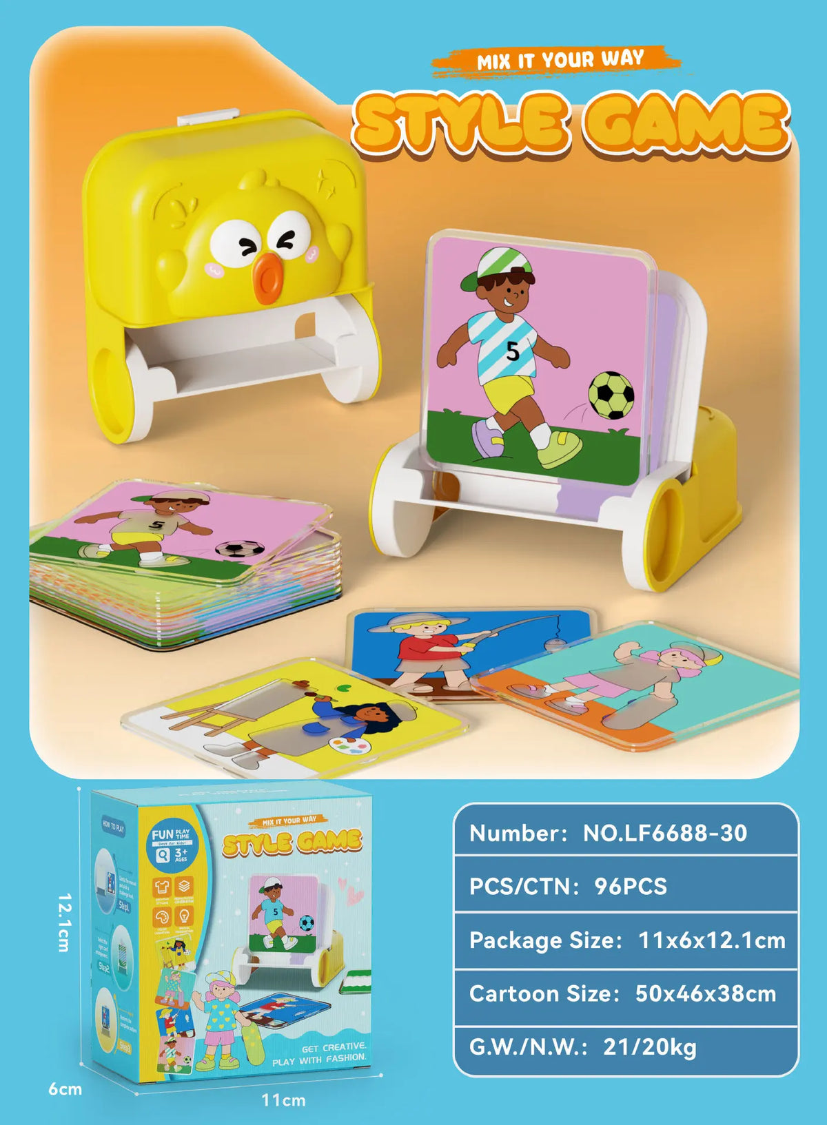 Kids Education Dress Up Puzzle Game for 4-6 Year Old Boys & Girls, Spatial Logic Thinking Board Toy, Change Clothes Play Set