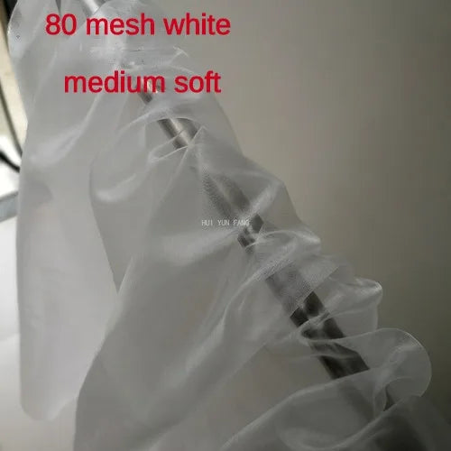 Tulle Fabric Nylon Mesh Yarn By The Meter for Wedding Dresses Skirts Sewing Transparent Gauze Diy Fashion Thin Summer Cloth Soft