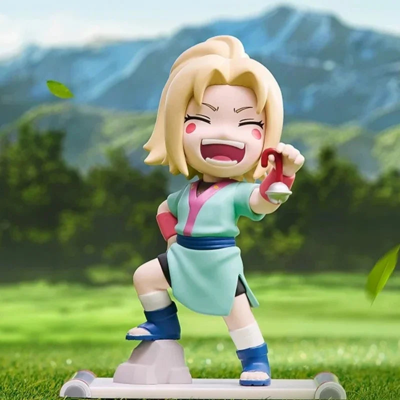 POPMART Naruto Shippuden Childhood Series Blind Box Toys Mystery Box Mistery Caixa Action Figure Genuine Original Surprise Box