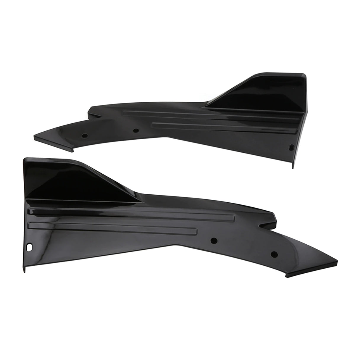 Car Rear Bumper Lip Splitter Universal Cars Side Fins Body Lip Spoiler Chin Skirt Protector Automobile Tuning Accessories