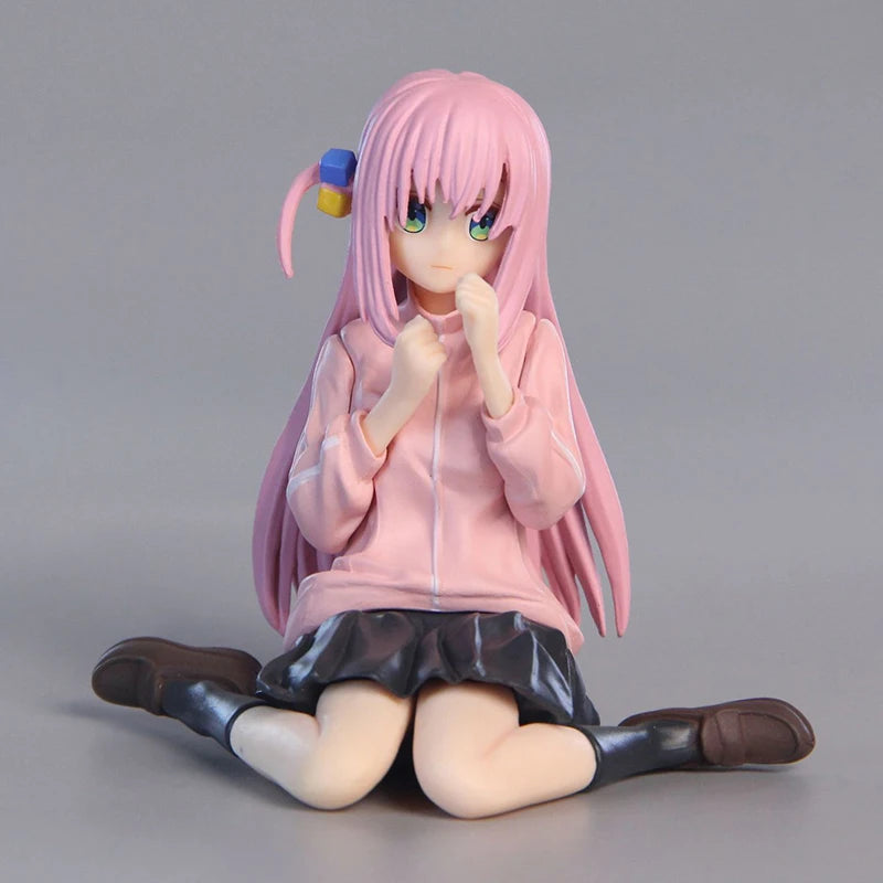 Adult Collectible Handmade Ornament Model 8cm Bocchi the Rock Hitori Goto Anime Girl Action Figure Doll Toys Gifts
