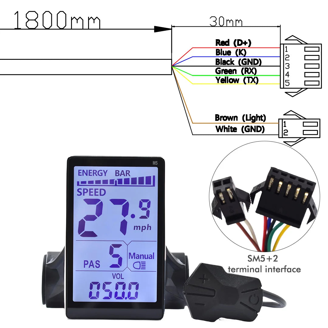 Color Wired Stopwatch Supports Electronic Shift Odometer Bike Computer Waterproof Cycling Odometer Electric Bike Accessories