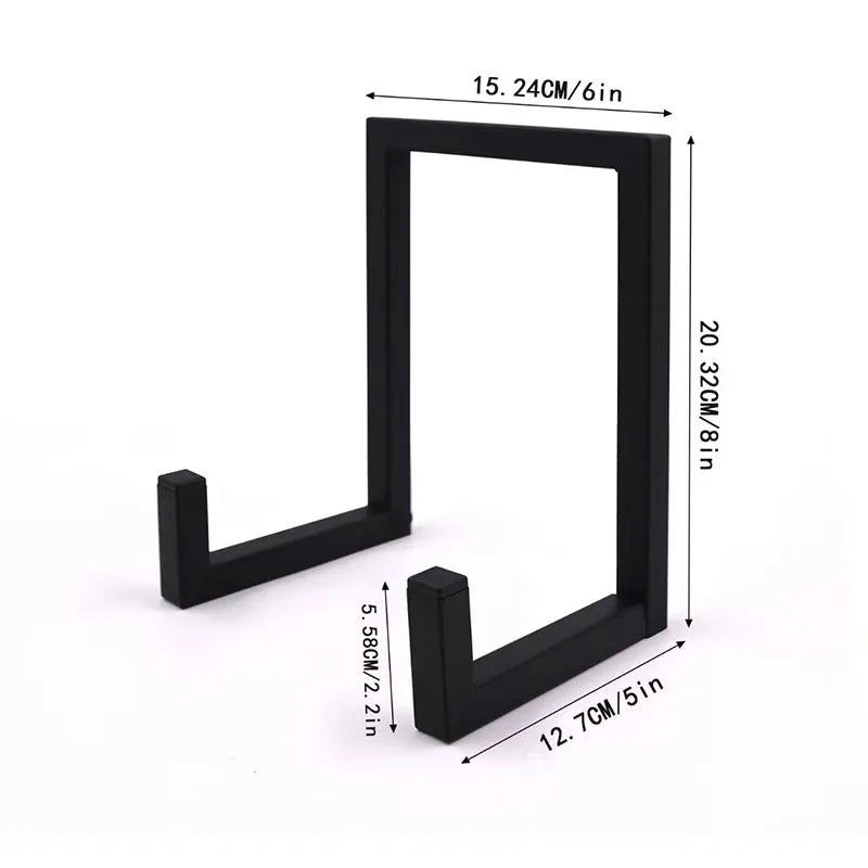 Simple Metal Vinyl Record Holder CD Storage Rack Space Saving Albums Art Frames Display Home Decor Organizer Wall Shelves ZST008
