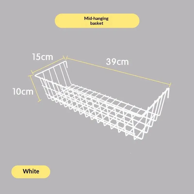 DIY Iron Grid Flower Pot Hanging Shelf Wall Art Mounted Frame Mesh Display Rack Home Decoration Metal Decorative Storage Basket