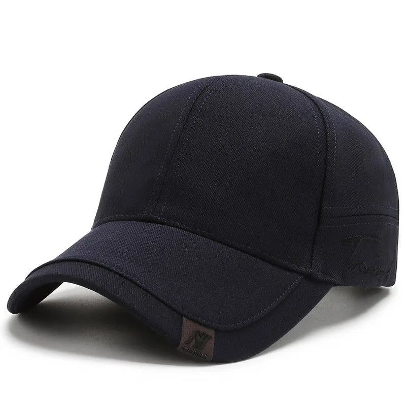 High Quality Solid Baseball Cap Men's Outdoor Cotton Cap Bone Gorras CasquetteHomme Men's Truck Comfortable Fit Breathable