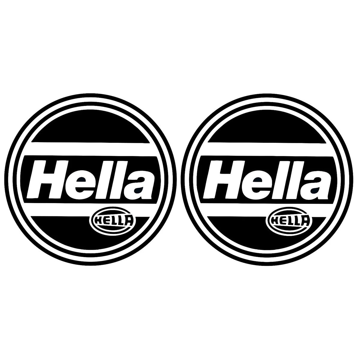 2x Hella Light Cover Decals Sticker for Mk2 16v 8v G60 Spot Light Cover