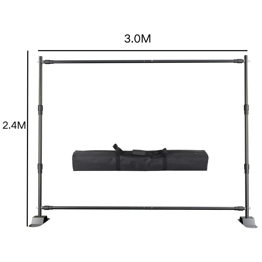 Background Stand Photo Frame Photography Crossbar Wedding Outdoor Bithday Decoration School Photographic Backdrop Party