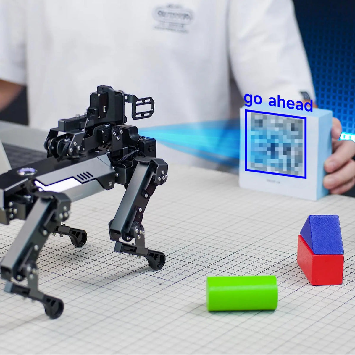 DOGZILLA-Lite Quadruped Bionic Robot Dog AI Vision Large Model Intelligent Programming Electronic Kit for Raspberry Pi