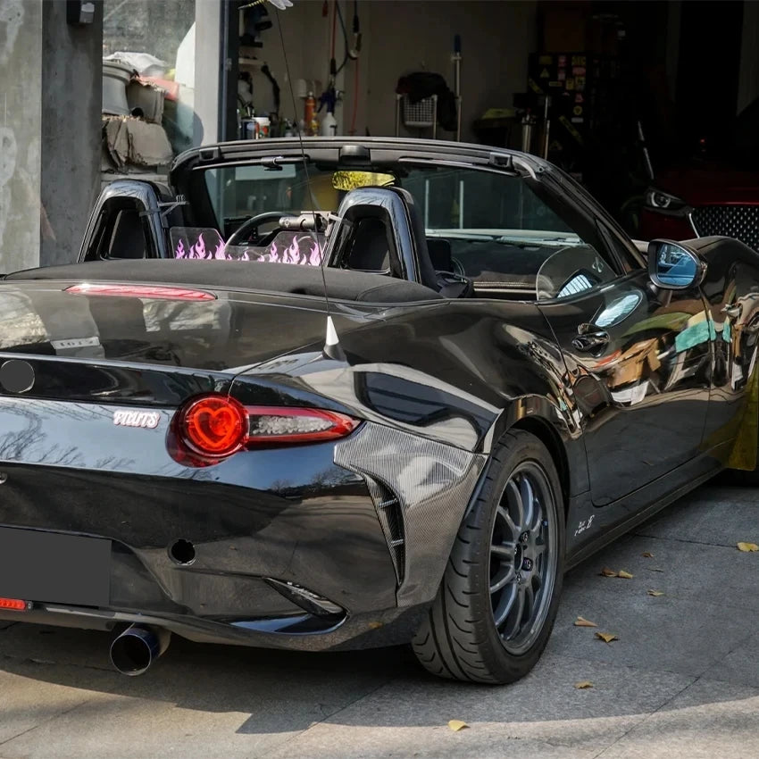 For 2016-2023 Mazda MX5 ND Autoexe Car Rear Bumper Diffuser Rear Bumper Corner Guard Trim Kit Exterior Adjustment Kit
