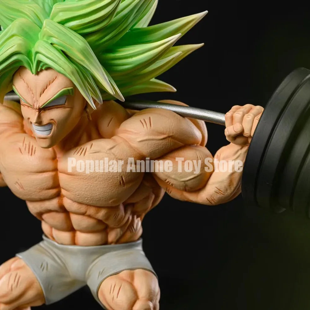 6.3in/16cm Anime Dragon Ball Z Broly Figure Pvc Action Figures Fitness Broly Figurine Gk Statue Collection Model Toys
