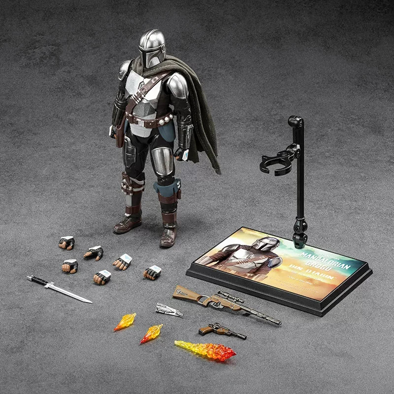 ZD Toys In Stock Star Wars The Mandalorian And Grogu Action Figure Movable Joints Collectible Model Desktop Display Toys Gift