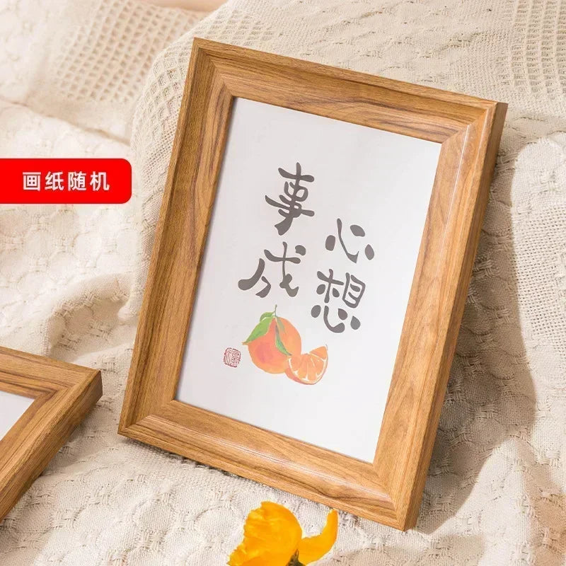American Simplicity Picture Frame A3 A4 Family Photo Frame Wall Decorative Ornaments for Living Room Bedroom Acrylic Home Decor