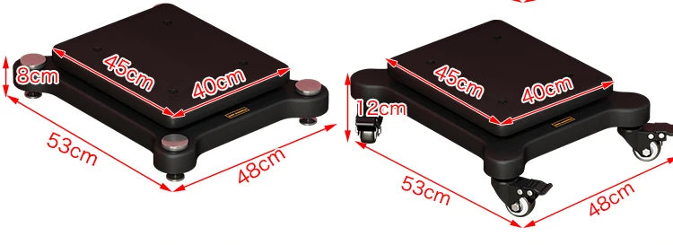 Bookshelf Subwoofer Floor Speaker Desktop Audio Shock absorber Speakers Stand Base Bracket Support Rack Isolation Feet Spikes