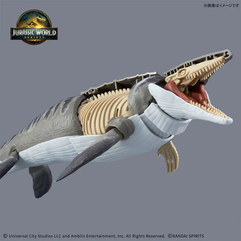 Bandai Jurassic World Model Kit Plannosaurus Jurassic World Mosasaurus Anime Action Figure Collection Assembly Model Toys Gifts