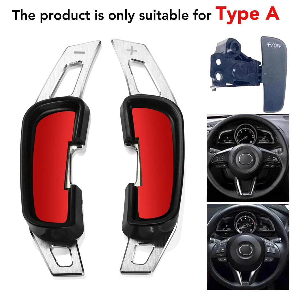 Steering Wheel Paddle Shift Extension For Mazda 2 DL 3 6 CX-3 CX-4 CX-5 CX-9 MX-5 Mazda accessories