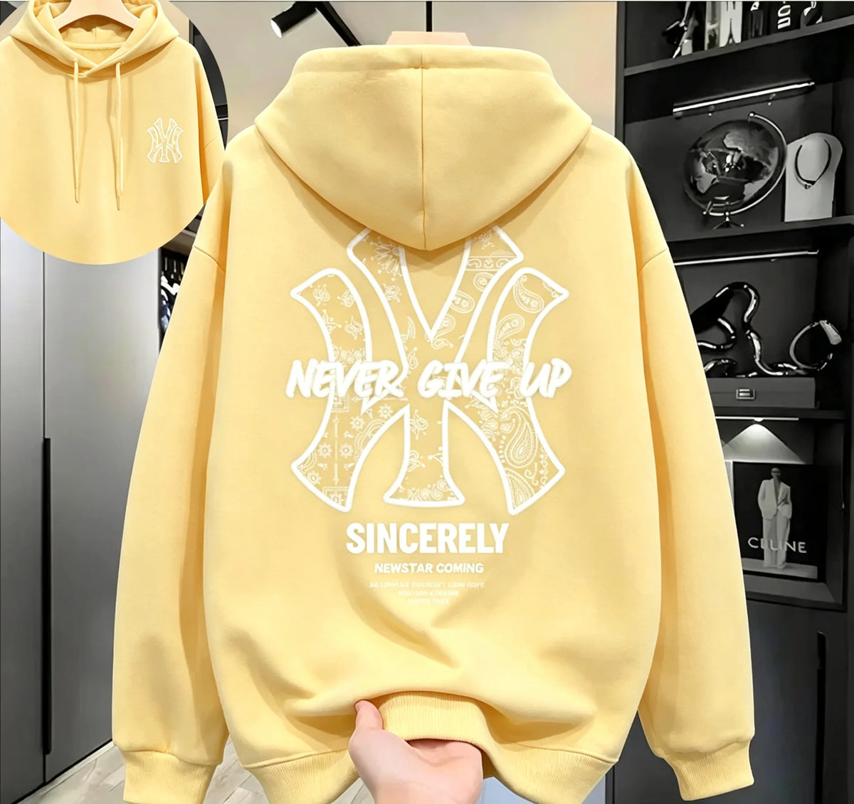 2026 Couple Collection - New Men's Hoodie for Autumn_Winter - American Retro Style
