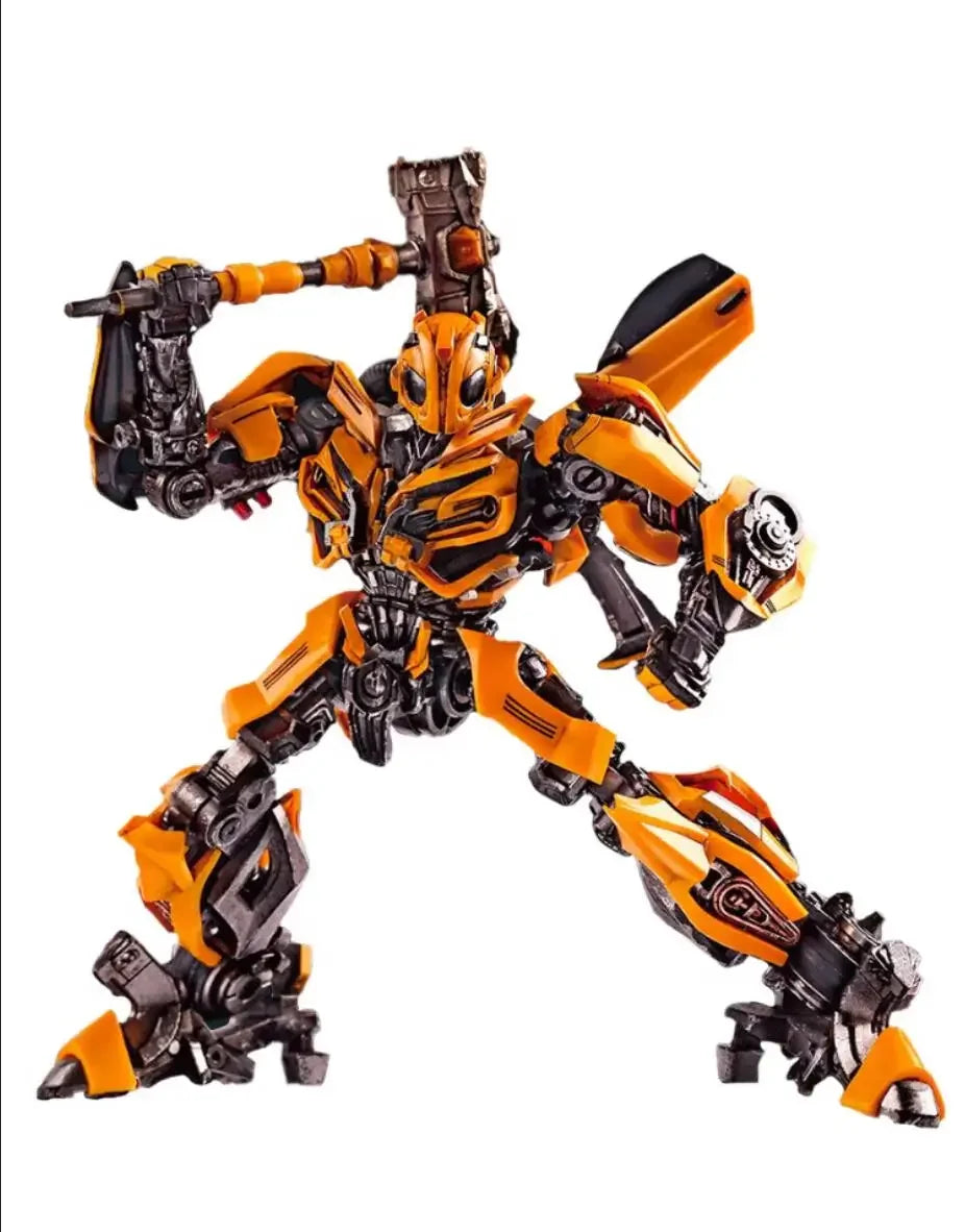 Trumpeter Transformer Bumblebee from The Last Knight Bumblebee Movie (3.5" Pre-Painted Snap) Model Kit (TSM-8105)
