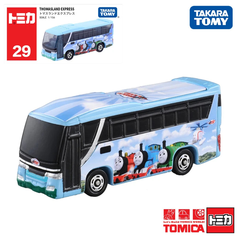 Takara Tomy TOMICA No. 29 Thomas Land EXPRESS BUS 1:156 Cars Alloy Toys Motor Vehicle Diecast Metal Model Kids Toys Boys