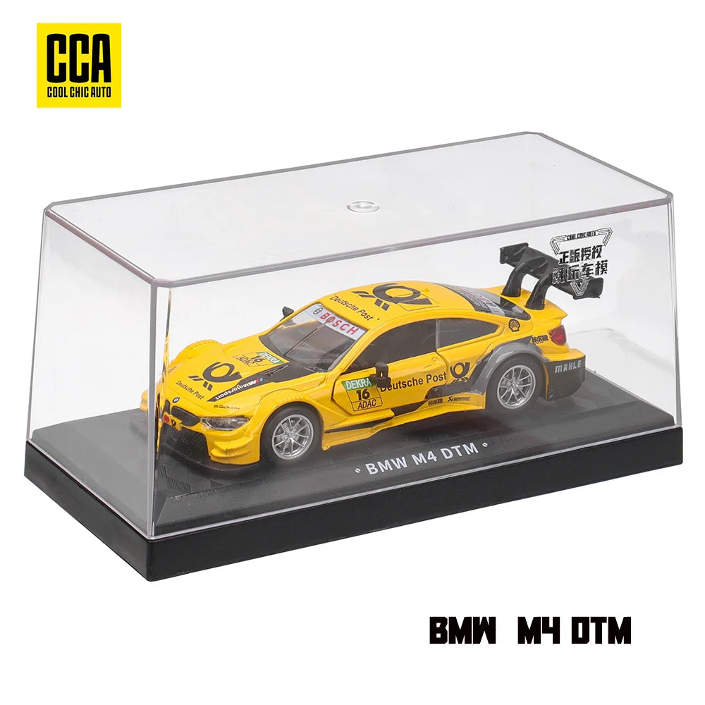 MSZ CCA 1:43 M4 DTM Gulf Station Shell Station McLaren Lamborghini Series Racing Alloy Model Toy Car Casting Pullback Function