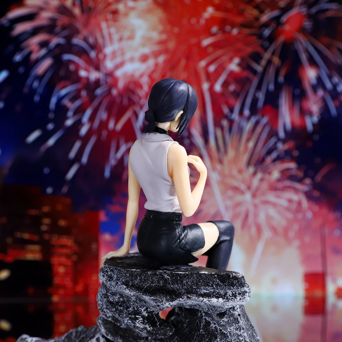 Chalnsaw men Reze Girl Figure Model Toys Anime Beauty Desktop Ornament